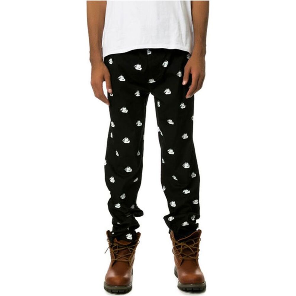 Black Scale Mens The Pirate Bundy Straight Leg Casual Pants, NWT